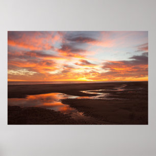 Sunset On The Sea Of Cortez Poster