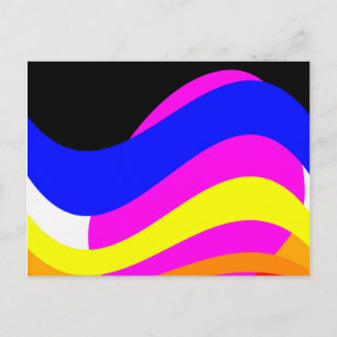 Sunset on the sea postcard