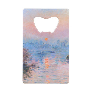 Sunset on the Seine Claude Monet   