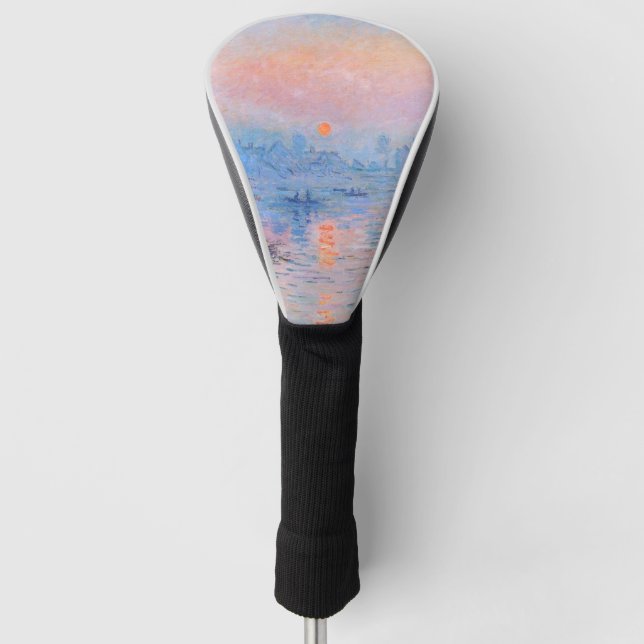 Sunset on the Seine Claude Monet   Golf Head Cover (Front)