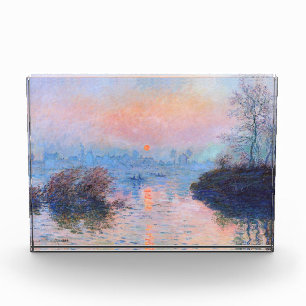 Sunset on the Seine Claude Monet   Photo Block