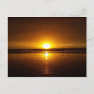 Sunset on the the Pacific Ocean... Postcard