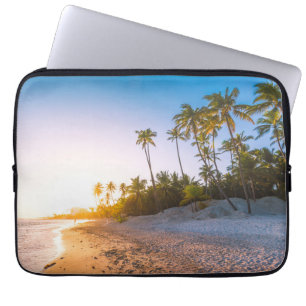 Sunset on Tropical Beach Dominican Republic Laptop Sleeve