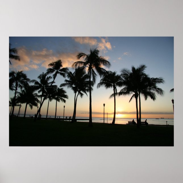 Sunset on Waikiki - Poster (Front)