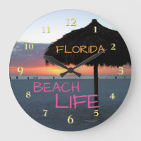 Sunset on White Sand Florida Beach