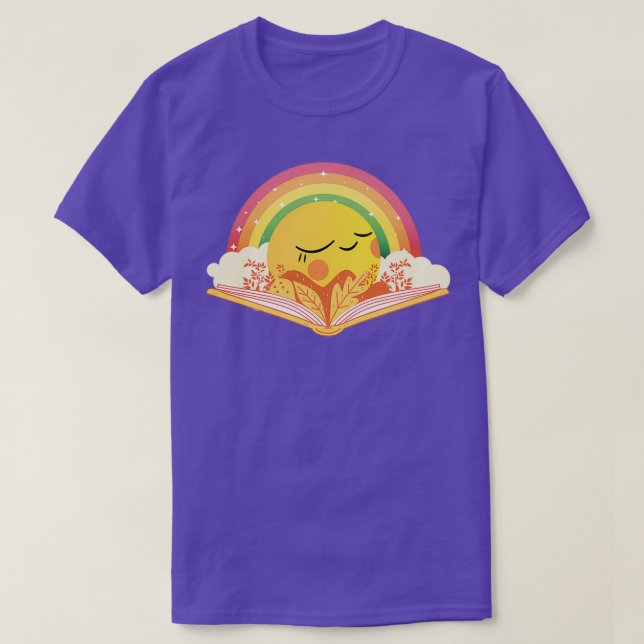 Sunset open book T-Shirt (Design Front)