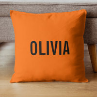 Sunset Orange Modern Name | Trendy Minimalist 