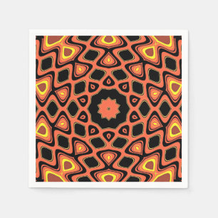 SUNSET ORANGE PATTERN NAPKIN