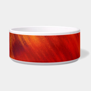 Sunset Orange Pet Bowl