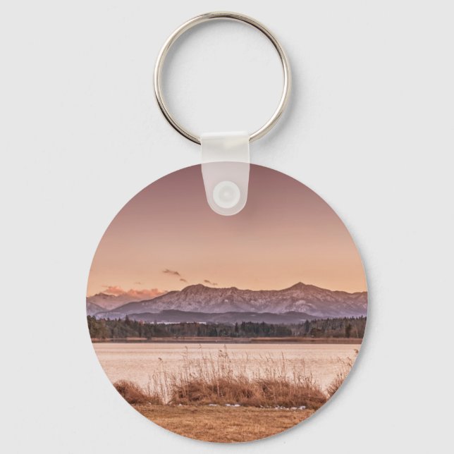 Sunset Osterseen Key Ring (Front)