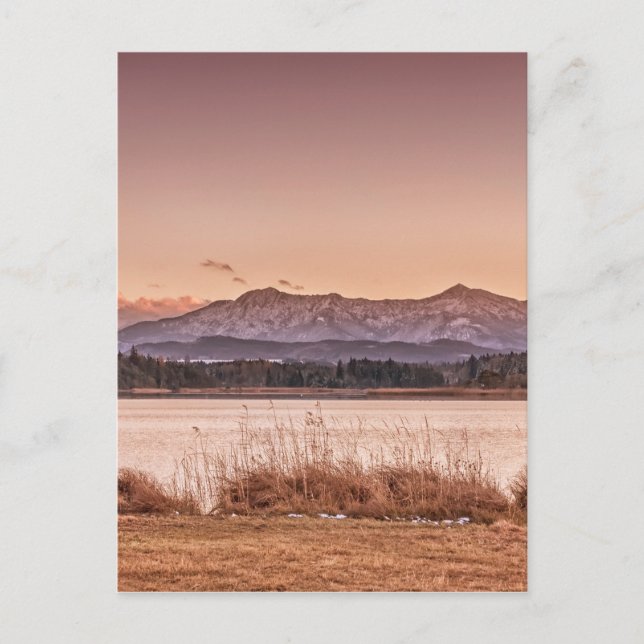 Sunset Osterseen Postcard (Front)