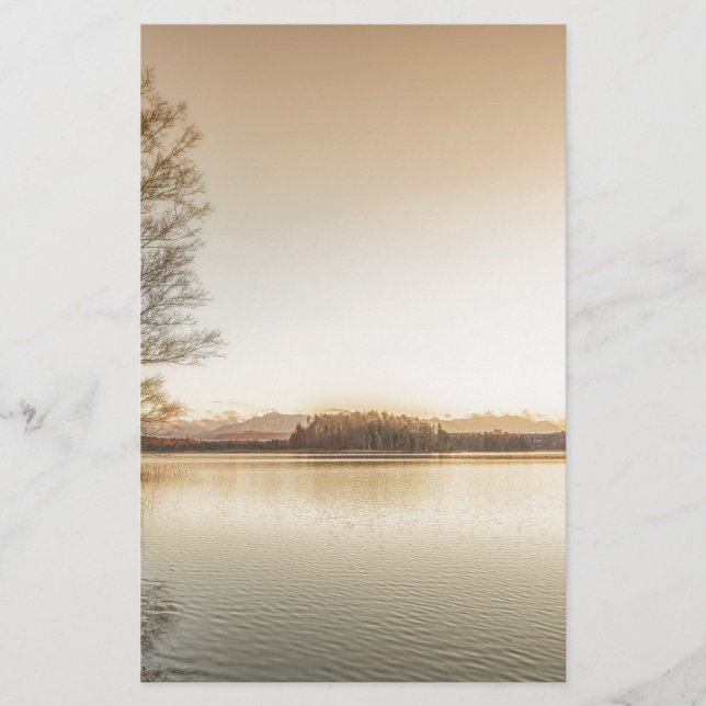 Sunset Osterseen Stationery (Front)