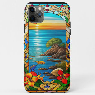 Sunset Over a Rocky Shoreline iPhone 11 Pro Max Case