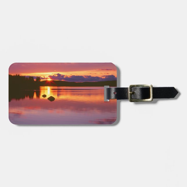 Sunset Over Alexander Bay Luggage Tag (Front Horizontal)