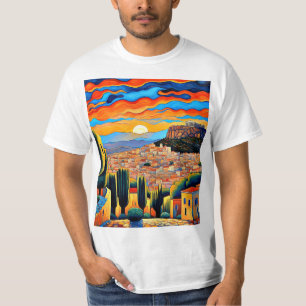 Sunset over Athens T-Shirt