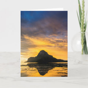 Sunset Over Bacuit Archipelago Card