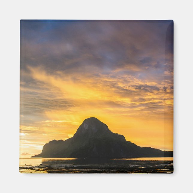 Sunset Over Bacuit Archipelago Magnet (Front)