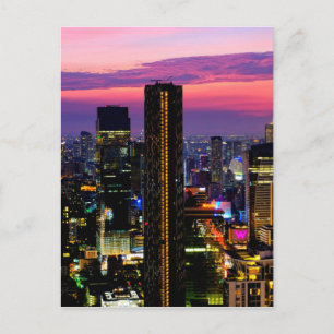 Sunset over Bangkok Postcard