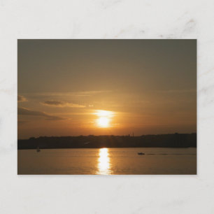 Sunset over Cardiff Bay Postcard