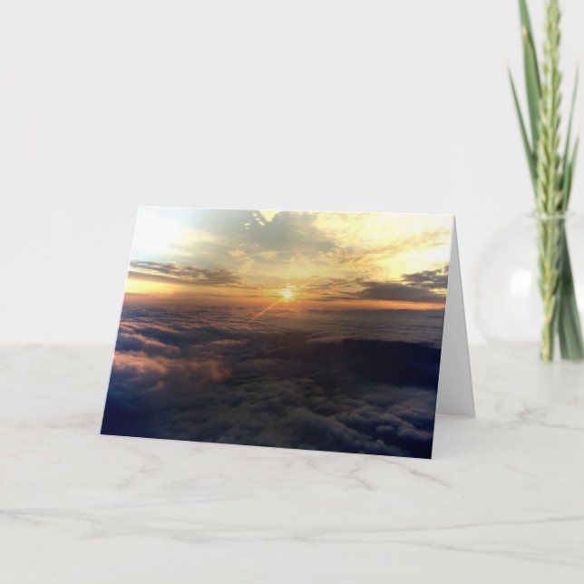 Sunset Over Clouds - Others Care Card (Front)