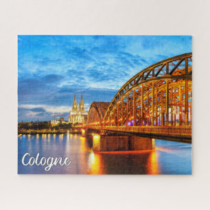Sunset Over Cologne, Germany Jigsaw Puzzle