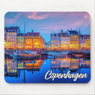 Sunset Over Copenhagen, Denmark Mouse Mat