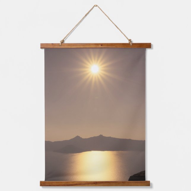 Sunset over Crater Lake Hanging Tapestry (Front)