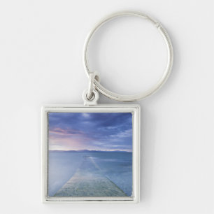 Sunset Over Dundalk Bay Key Ring