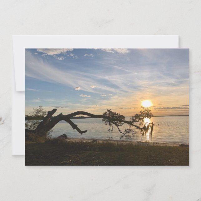 Sunset Over East Bay Card (Front)