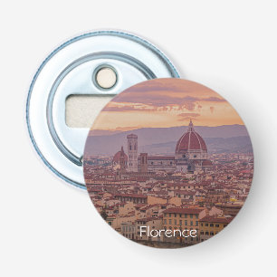 Sunset over Florence, Italy Bottle Opener