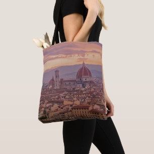 Sunset over Florence, Italy Tote Bag
