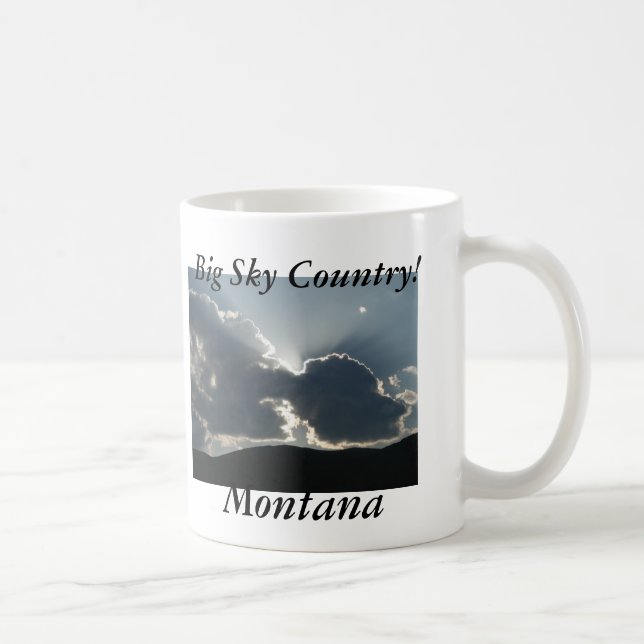 Sunset over Glacier Nat'l Park Mug (Right)