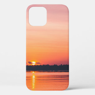 SUNSET OVER HORIZON iPhone 12 CASE