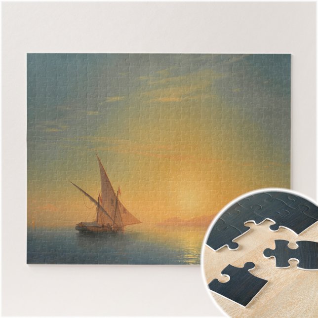 Sunset Over Ischia, Aivazovsky   Jigsaw Puzzle (Creator Uploaded)