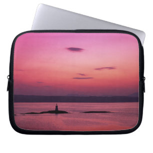 Sunset over Isle of Skye, from Mallaig, Laptop Sleeve