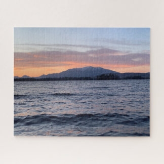 Sunset over Katahdin, Maine Jigsaw Puzzle