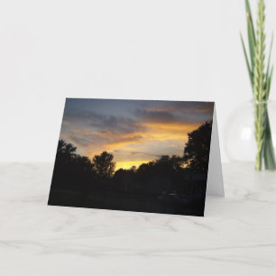 Sunset Over Kentucky Card