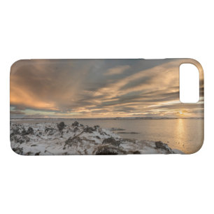 Sunset over lake Myvatn, Iceland iPhone 8/7 Case
