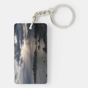 Sunset over Lanzarote Key Ring