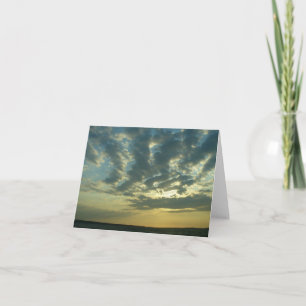 Sunset Over Long Beach, Sag Harbour Card