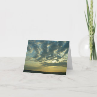 Sunset Over Long Beach, Sag Harbour Card