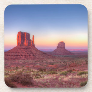 Sunset Over Monument Valley Arizona Coaster