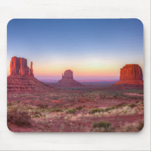 Sunset Over Monument Valley Arizona Mouse Mat