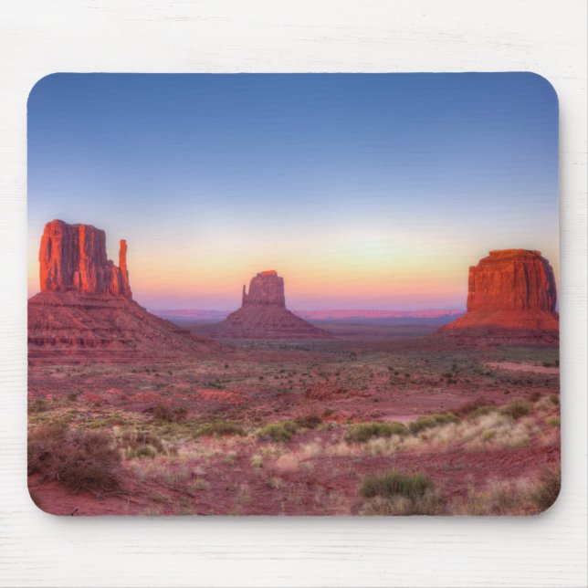 Sunset Over Monument Valley Arizona Mouse Mat (Front)