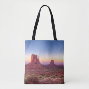 Sunset Over Monument Valley Arizona Tote Bag