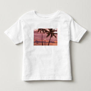 Sunset over Moorea from Sofitel Maeva Beach Toddler T-Shirt