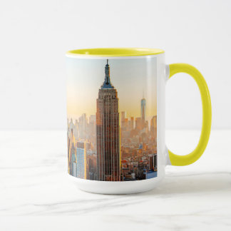 Sunset Over New York Mug