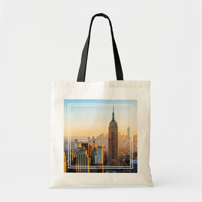 Sunset Over New York Tote Bag (Front)