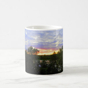 Sunset over Pond Coffee Mug