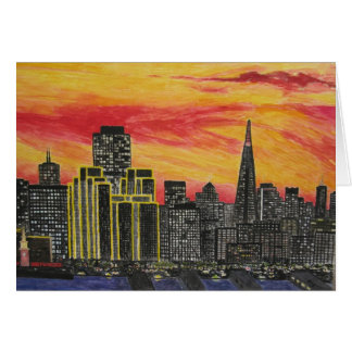 sunset over san francisco